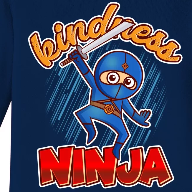 Kindness Ninja Baby Long Sleeve Bodysuit