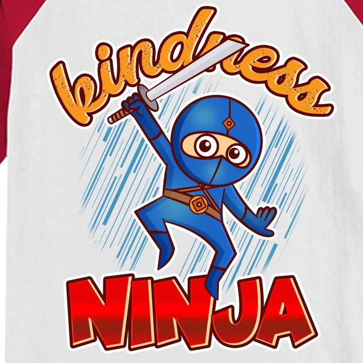 Kindness Ninja Kids Colorblock Raglan Jersey