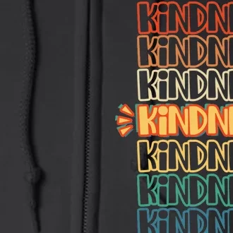 Kindness Pattern Full Zip Hoodie