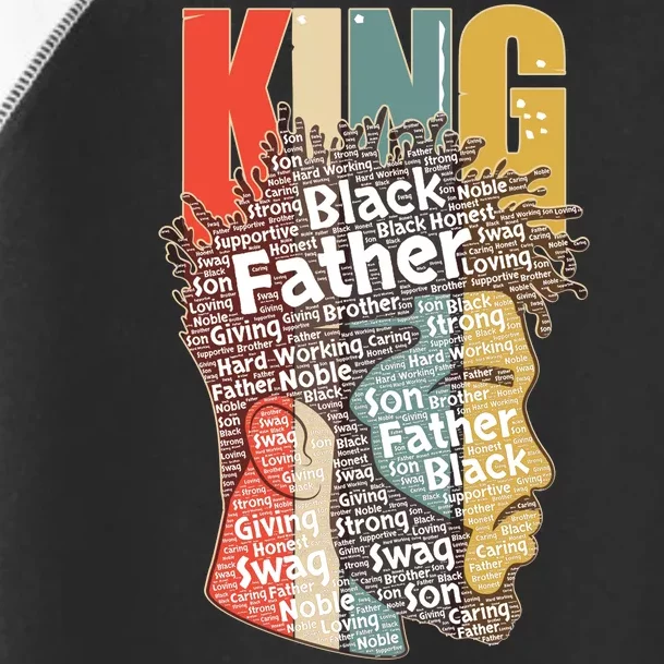 King African American Black Father Toddler Fine Jersey T-Shirt