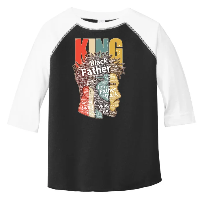 King African American Black Father Toddler Fine Jersey T-Shirt