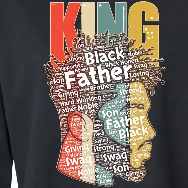 King African American Black Father Cropped Pullover Crew