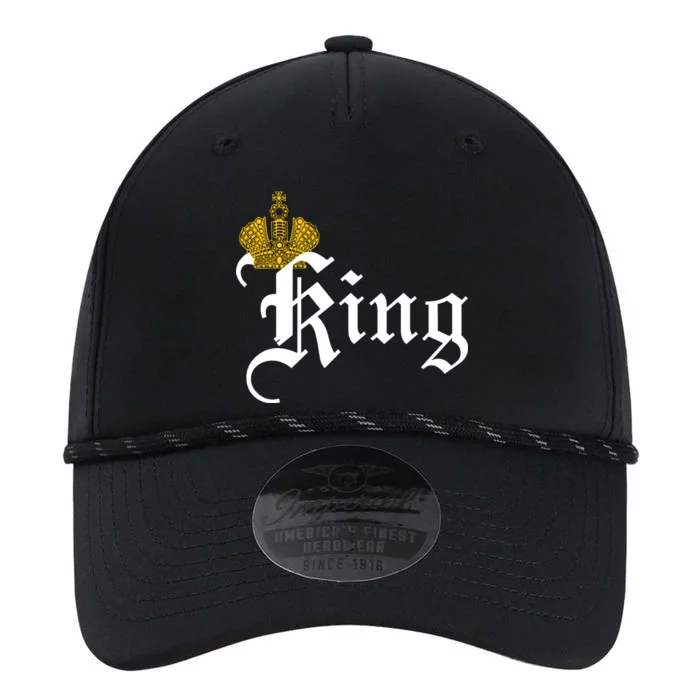 King Crown Old English Logo Performance The Dyno Cap