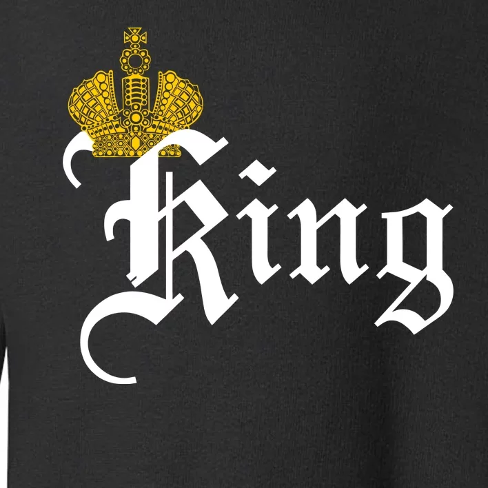 King Crown Old English Logo Toddler Sweatshirt