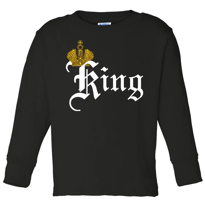 King Crown Old English Logo Kids Sweatshirt