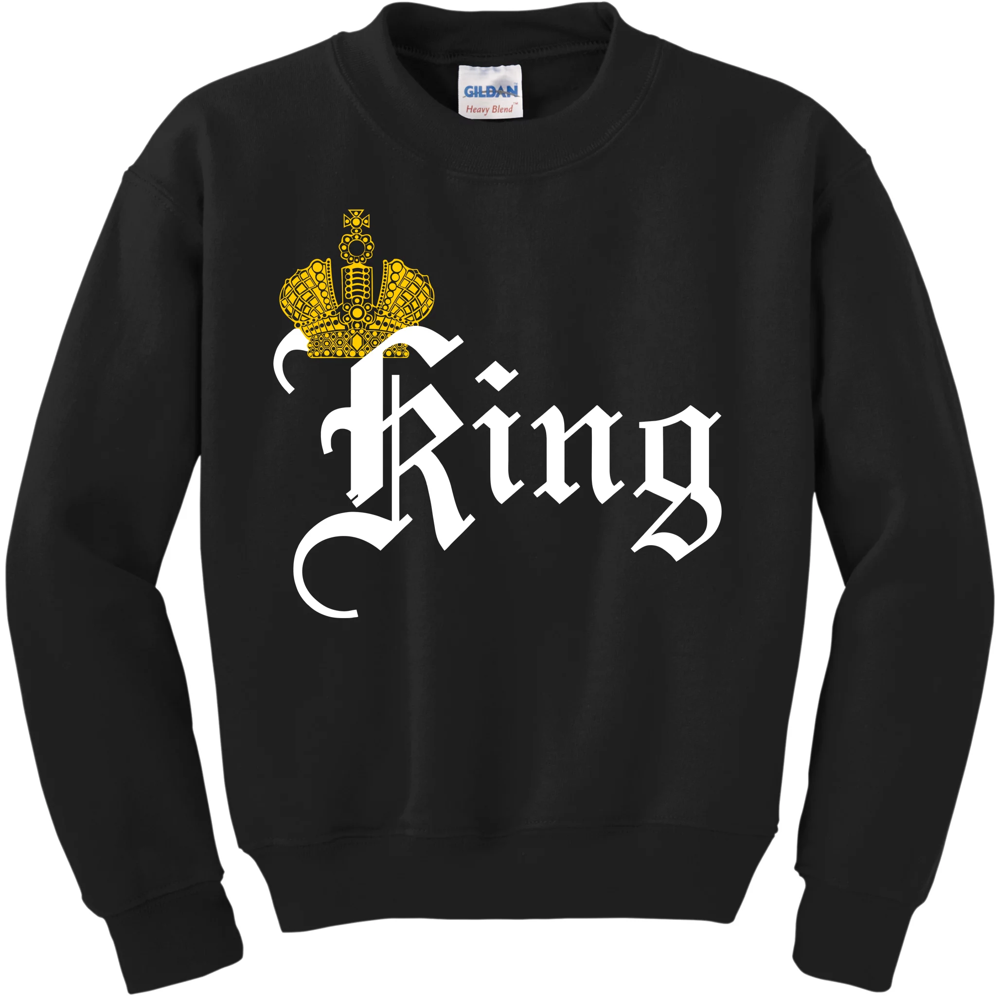 King Crown Old English Logo Kids Sweatshirt