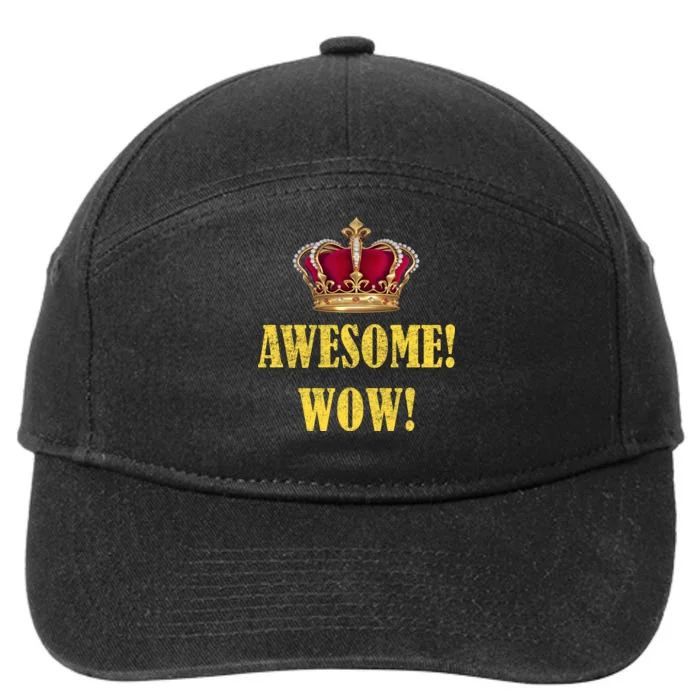 King George Awesome Wow Found Father Hamilton 7-Panel Snapback Hat