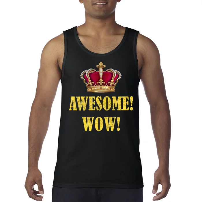 King George Awesome Wow Found Father Hamilton Tank Top