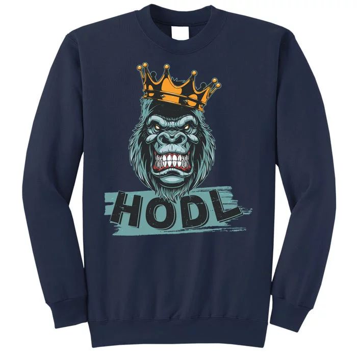 King Gorilla Apes HODL Wall Street Stock Market Sweatshirt