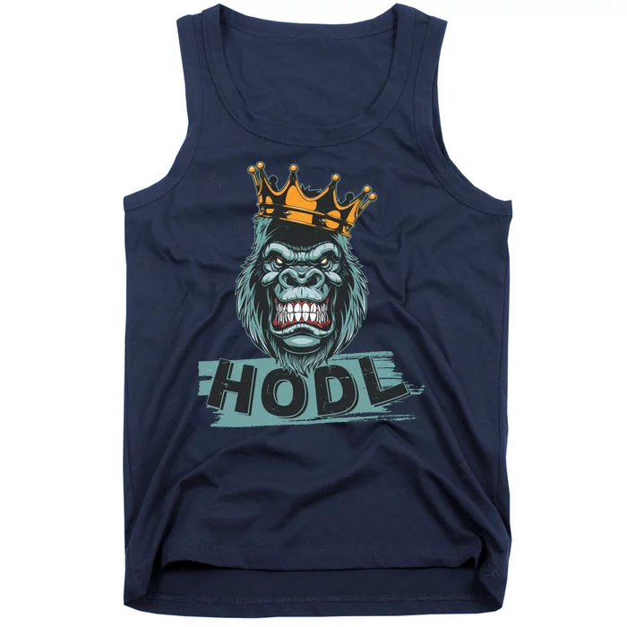 King Gorilla Apes HODL Wall Street Stock Market Tank Top