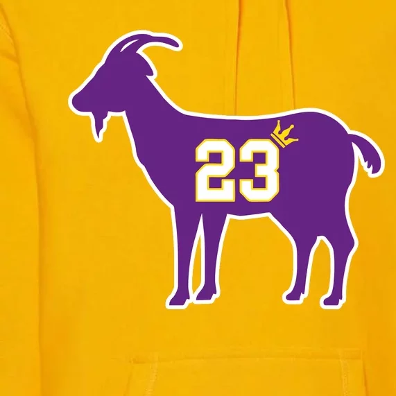 King LA Bron The Goat 23 Basketball Premium Hoodie