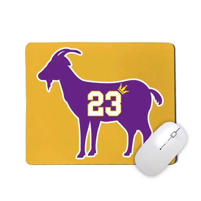 King LA Bron The Goat 23 Basketball Mousepad