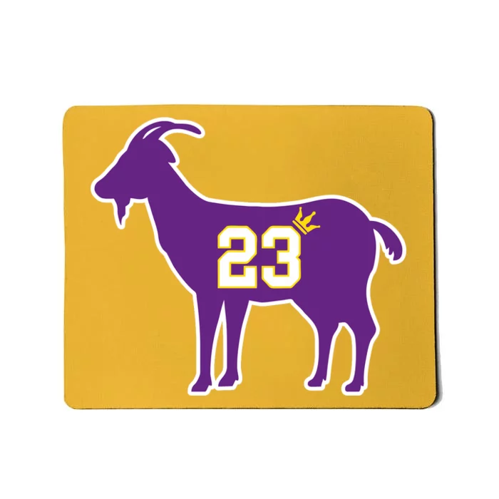 King LA Bron The Goat 23 Basketball Mousepad