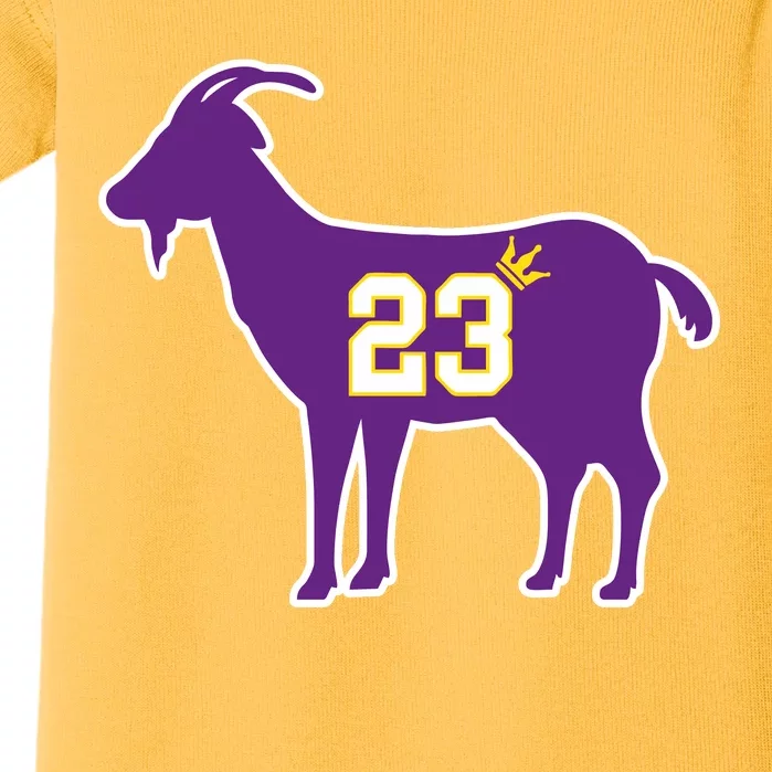 King LA Bron The Goat 23 Basketball Baby Bodysuit