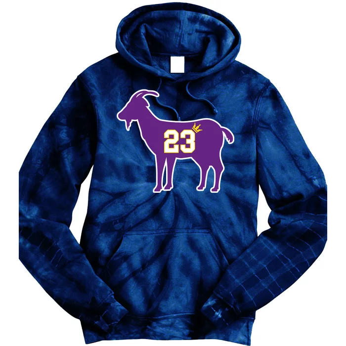 King LA Bron The Goat 23 Basketball Tie Dye Hoodie