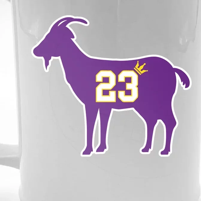 King LA Bron The Goat 23 Basketball Front & Back Beer Stein