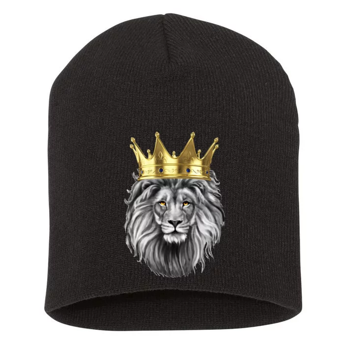 King Of Lions Short Acrylic Beanie