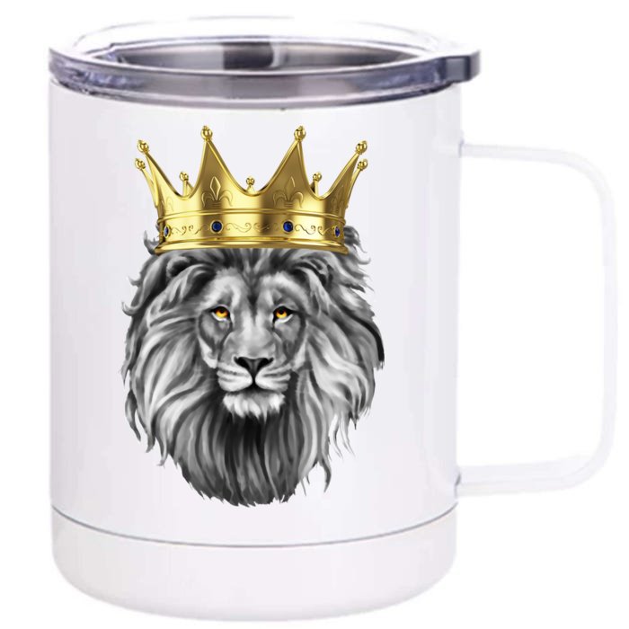 King Of Lions Front & Back 12oz Stainless Steel Tumbler Cup