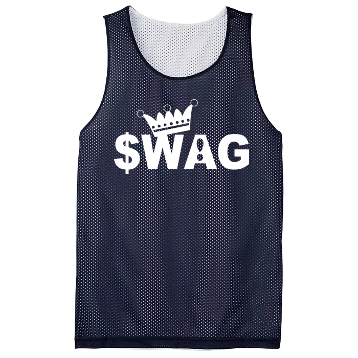 King Of Swag Mesh Reversible Basketball Jersey Tank