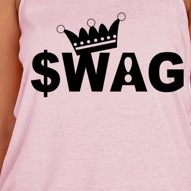 King Of Swag Women's Knotted Racerback Tank