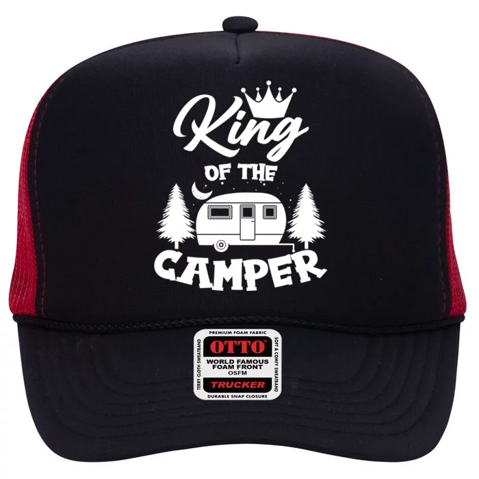 King Of The Camper High Crown Mesh Trucker Hat