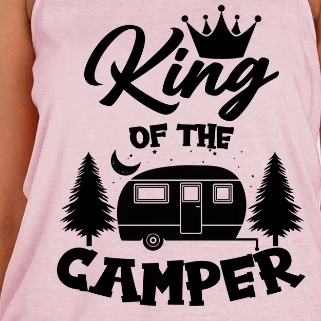 King Of The Camper Women's Knotted Racerback Tank