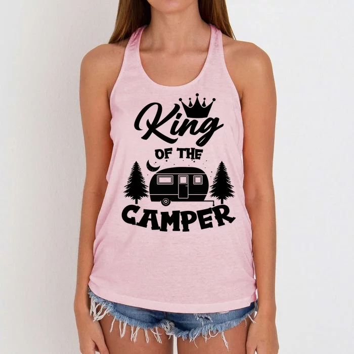 King Of The Camper Women's Knotted Racerback Tank