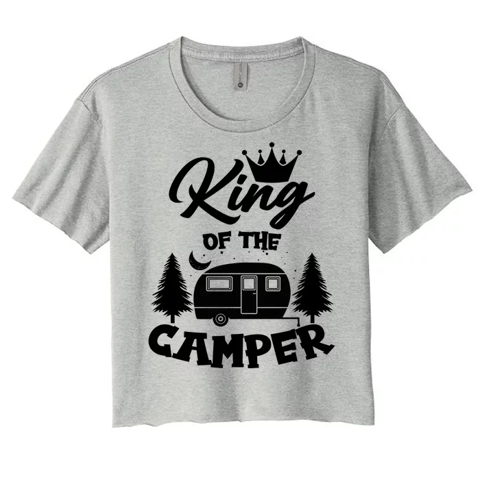 King Of The Camper Women's Crop Top Tee