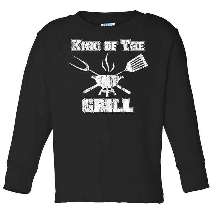 King Of The Grill Toddler Long Sleeve Shirt