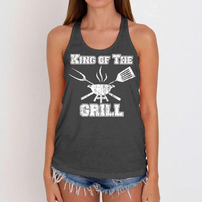 King Of The Grill Women's Knotted Racerback Tank