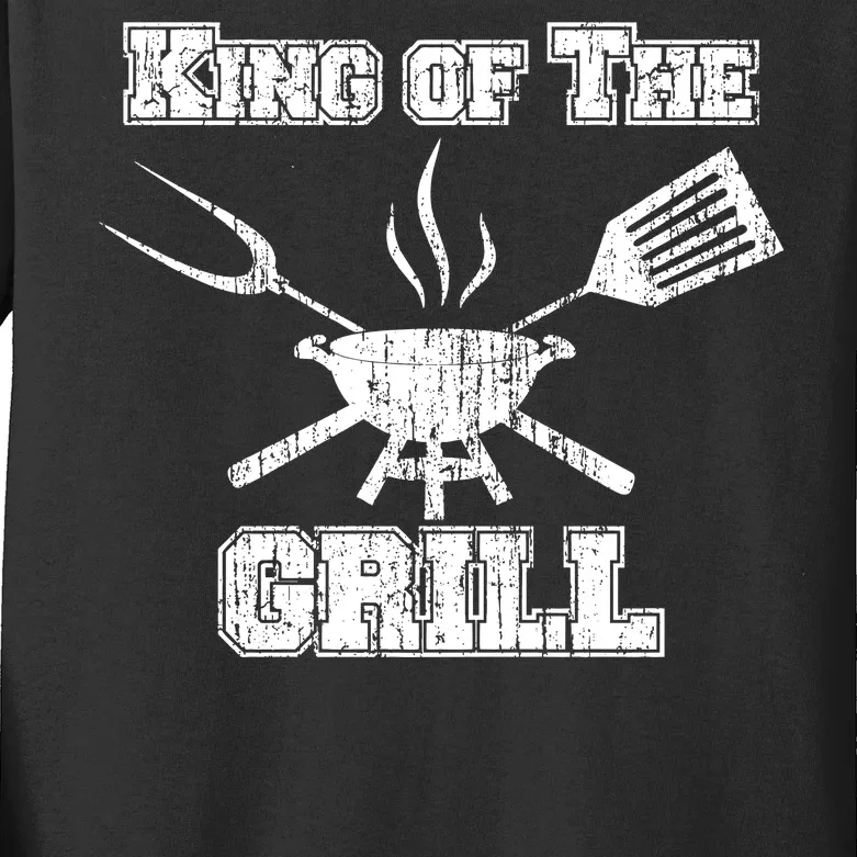 King Of The Grill Kids Long Sleeve Shirt