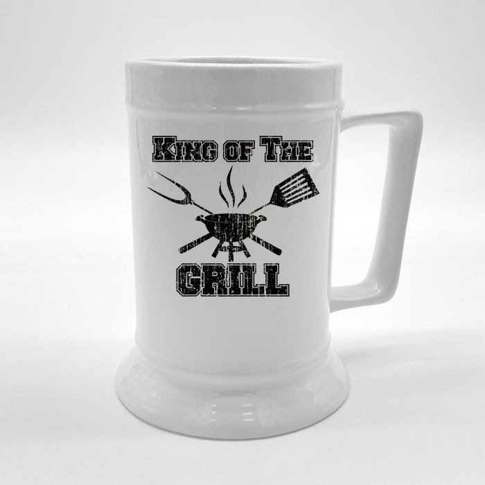 King Of The Grill Front & Back Beer Stein