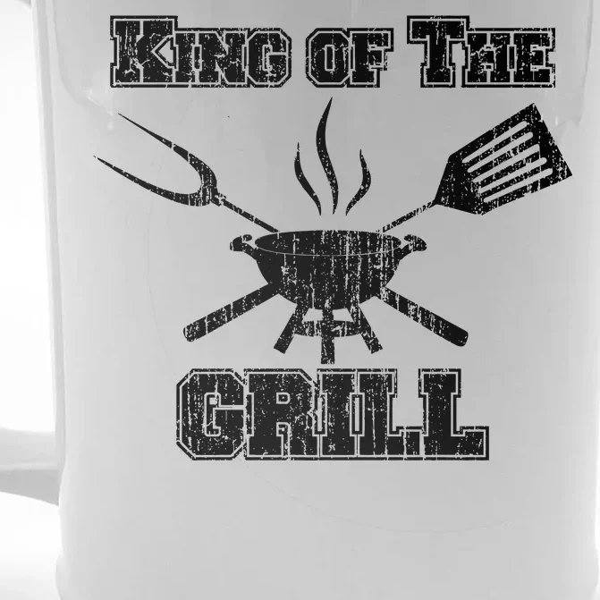 King Of The Grill Front & Back Beer Stein