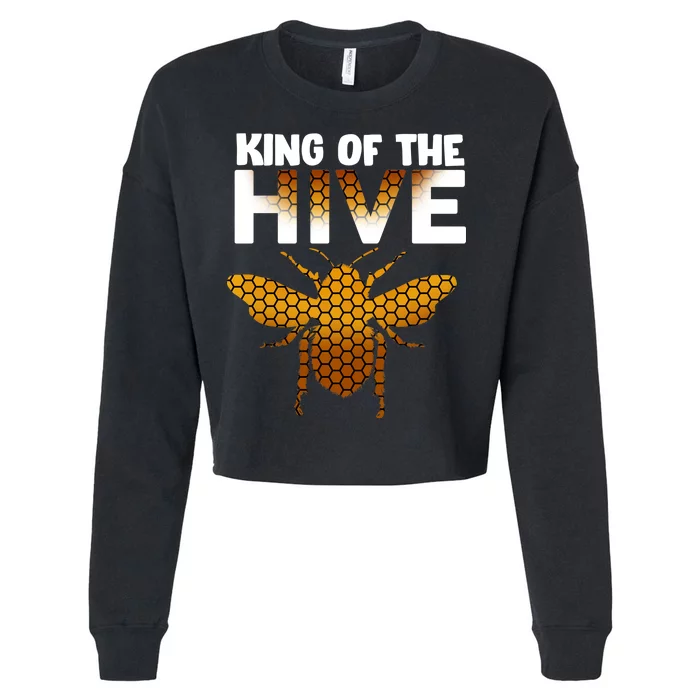 King Of The Hive Cropped Pullover Crew