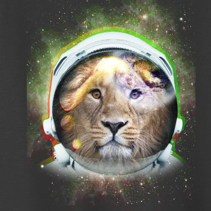 King Of The Universe Lion Space Astronaut Helmet Toddler T-Shirt