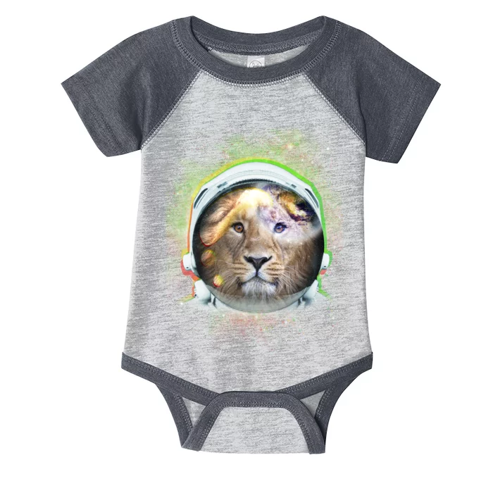 King Of The Universe Lion Space Astronaut Helmet Infant Baby Jersey Bodysuit