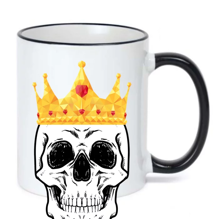 King Skull Black Color Changing Mug