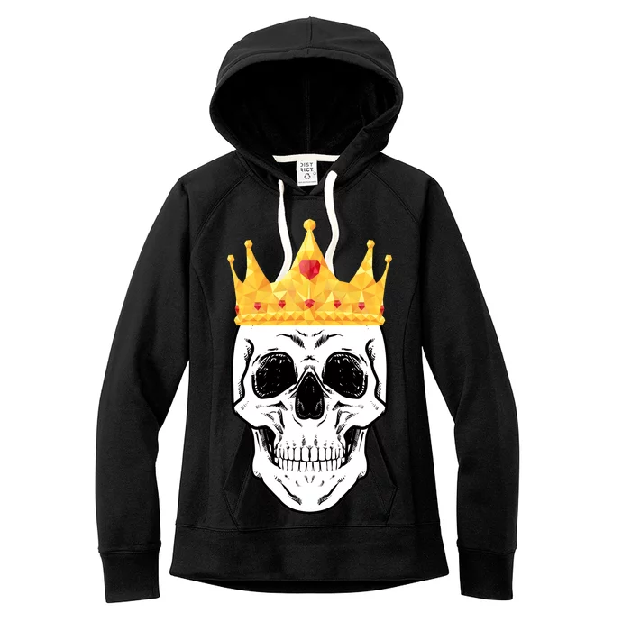 King Skull Women's Fleece Hoodie