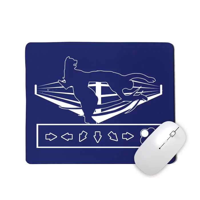 King Throw Funny Game Reference Mousepad