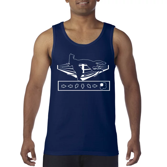 King Throw Funny Game Reference Tank Top