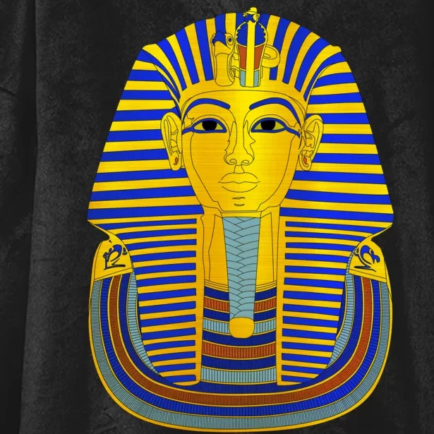 King Tut Pharaoh Egyptian Hooded Wearable Blanket