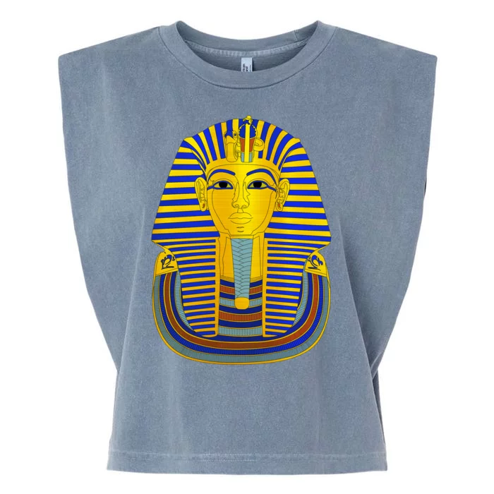 King Tut Pharaoh Egyptian Garment-Dyed Women's Muscle Tee