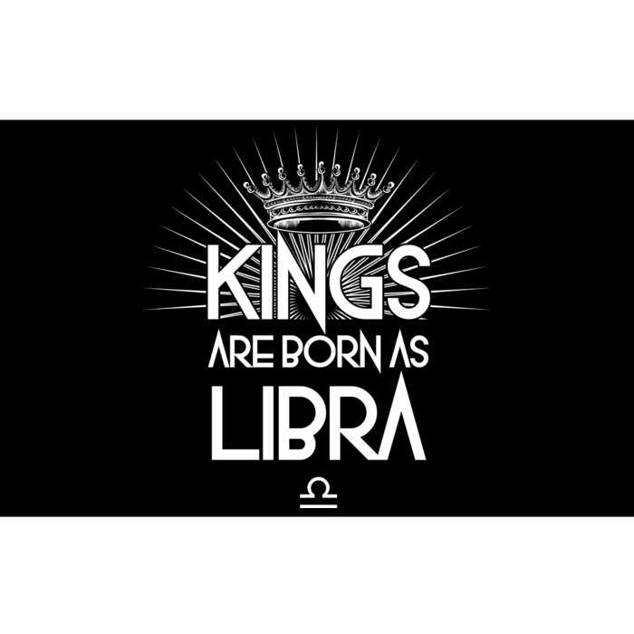 Kings Are Born As Libra Bumper Sticker