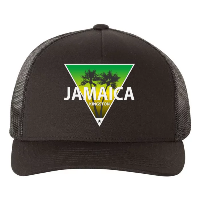 Kingston Jamaica Yupoong Adult 5-Panel Trucker Hat