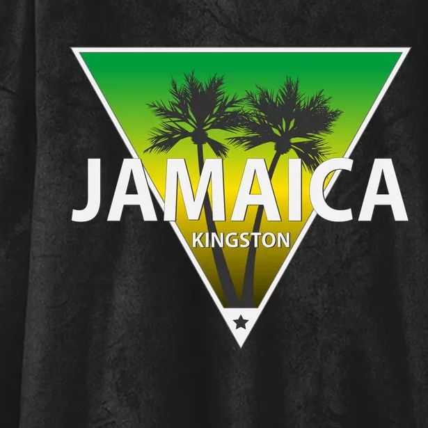 Kingston Jamaica Hooded Wearable Blanket