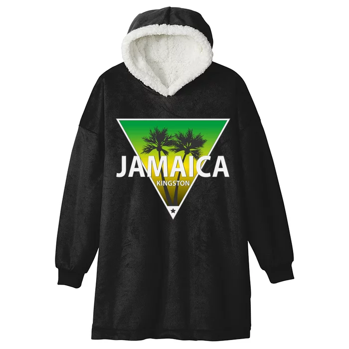 Kingston Jamaica Hooded Wearable Blanket