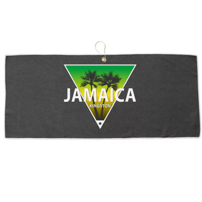 Kingston Jamaica Large Microfiber Waffle Golf Towel