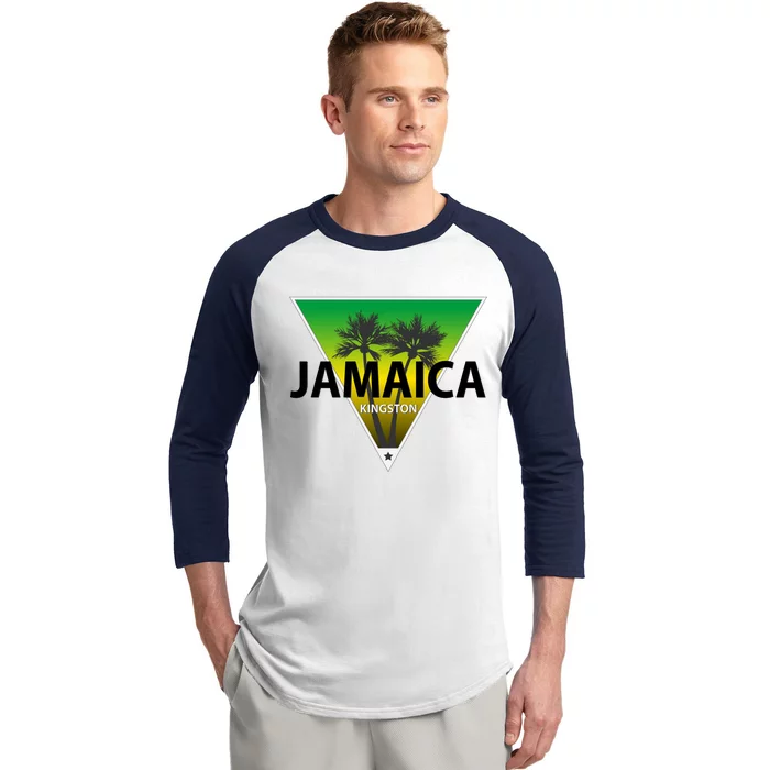 Kingston Jamaica Baseball Sleeve Shirt