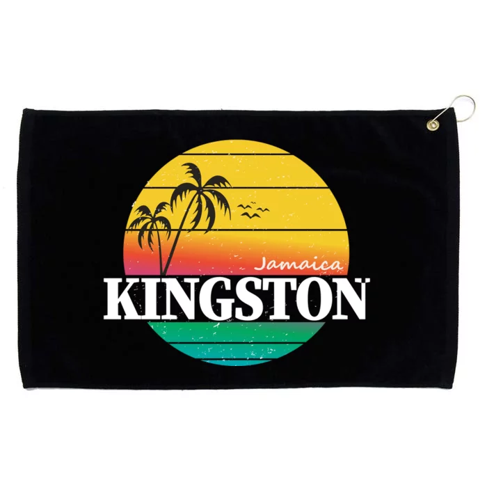 Kingston Jamaica Retro Grommeted Golf Towel