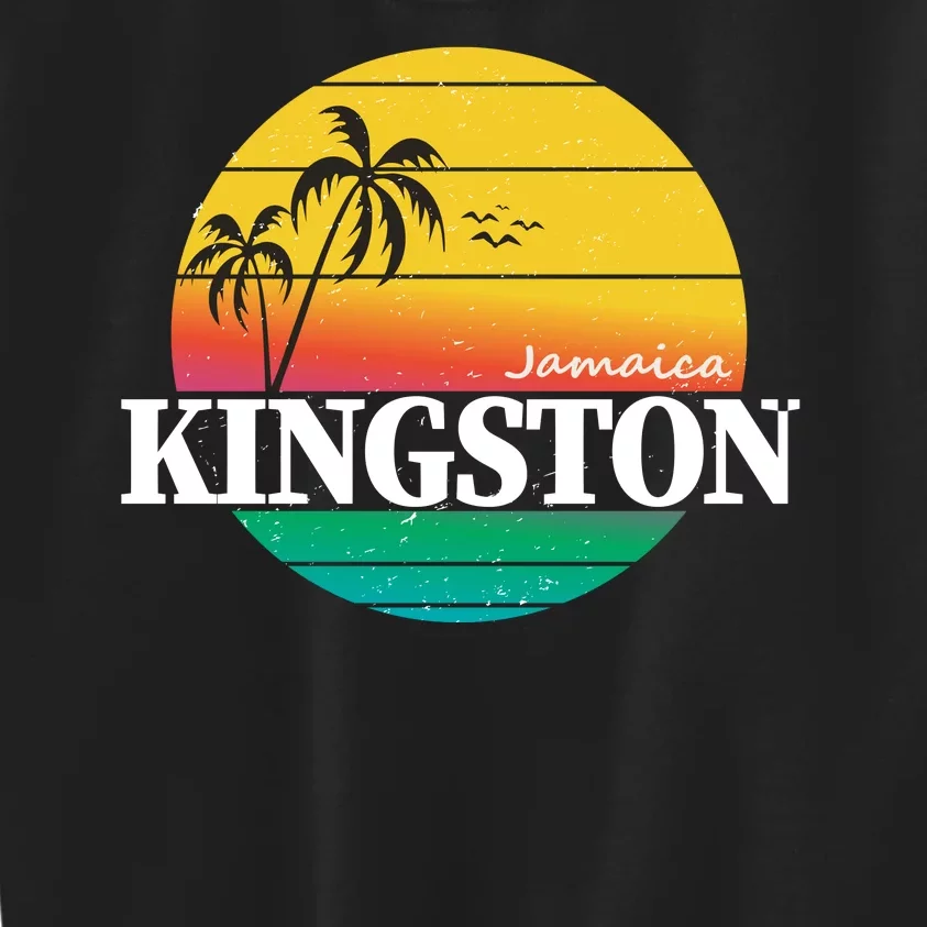 Kingston Jamaica Retro Kids Sweatshirt